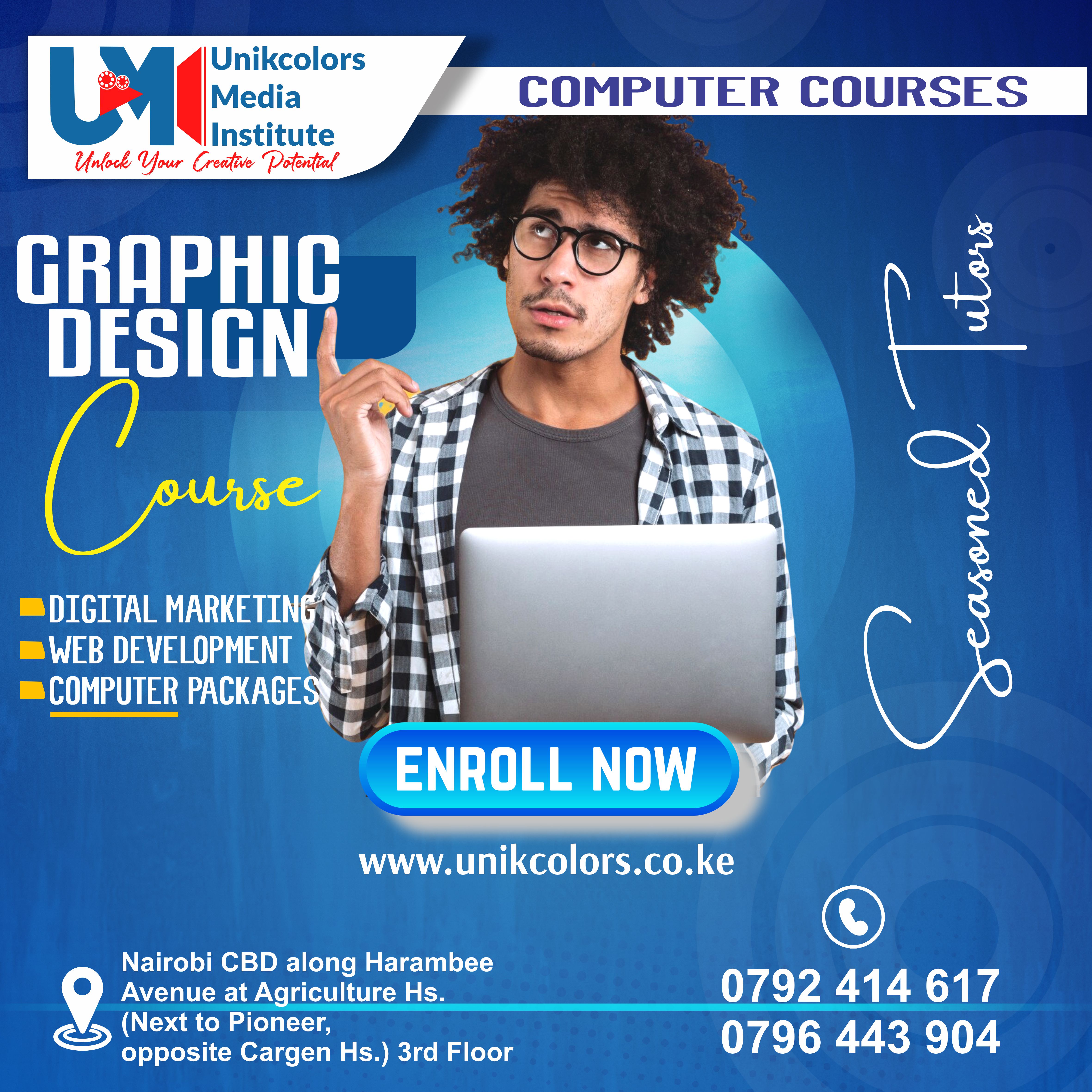 COMPUTER COURSES - DIGITAL MARKETING | GRAPHIC DESIGN | WEB DEVELOPMENT | COMPUTER PACKAGES COURSE